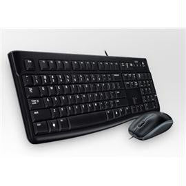 Logitech Keyboard & Mouse 920-002565 Desktop Mk120 Wired USB