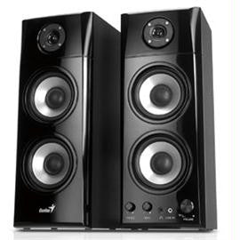 Genius Speakers 31730936100 SP-HF1800A 3-Way 50W 120V Burnished Black Wood