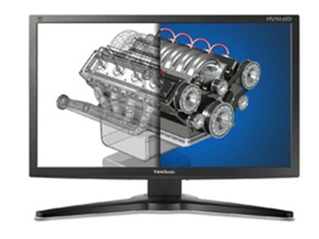 ViewSonic LCD VP2765-LED 27inch Wide DVI DisplayPort VGA 1920x1080 3000:1 25ms