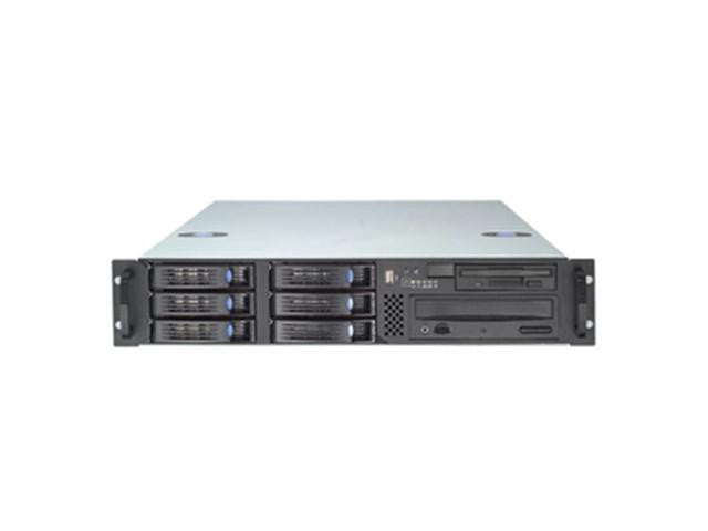 CHENBRO Case RM21706TG2-S400L Rackmount 2U Cost Effective 400W Power Supply 6xHDD Tray SATAIII Backplane Low Profile Windows