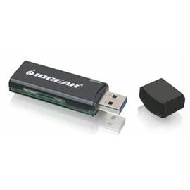 IOGEAR Accessory GFR304SD Super Speed USB3.0 SD-Micro SD Card Reader- Writer