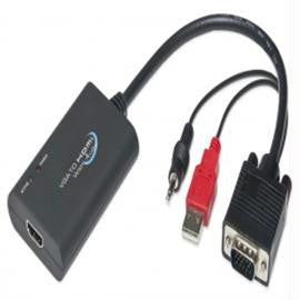 SYBA Cable SY-ADA31025 VGA to HDMI Converter with Audio up to 1920x1080