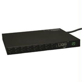 Tripp Lite Power Distribution Unit PDUMH20NET 1U 20A 120V NEMA 5-15-20R NEMA L5-20P with 5-20P Adapter