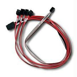LSI Logic Cable L5-00195-00 CBL-SFF8087-SATASB-10M 1M Mini-SAS (SFF-8087) to SATA Bare