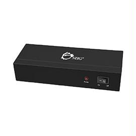SIIG Accessory CE-VG0Q11-S1 Broadcasts 1x4 VGA Splitter with Audio Black Brown Box
