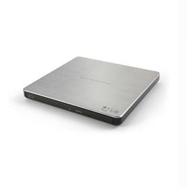LG Storage GP60NS50 External Slim DVDRW 8X Silver with Software