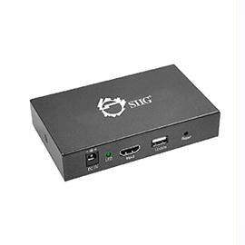 SIIG Accessory CE-H21511-S1 1x4 HDMI Splitter with 3D and 4Kx2K Brown Box