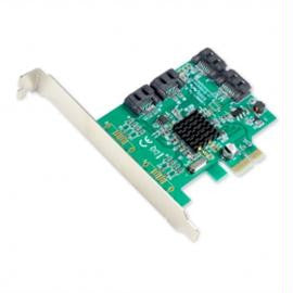 SYBA Controller Card SI-PEX40064 4Port SATA III 5Gb-s PCI Express with Full- Low Profile Brackets