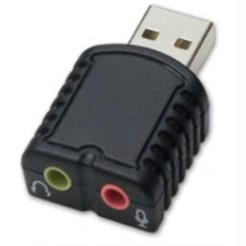 SYBA Accessory SD-AUD20066 USB2.0 Stereo Sound Adapter with Microphone Input Windows 7 Ready