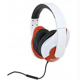 SYBA Headphone OG-AUD63046 Oblanc SHELL200 with In-line Microphone White-Red Retial