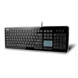 Adesso Keyboard AKB-440UB SlimTouch Desktop Full Size Touchpad Keyboard