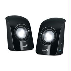 Genius Speaker 31731006100 SP-U115 1.5W 3.5mm PC Notebook MP3 CD Device USB Black