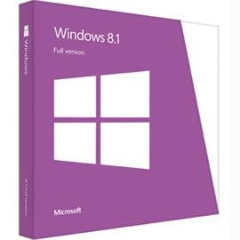 Microsoft Software WN7-00659 Windows 8.1 32Bit 1Pack English DVD Brown Box