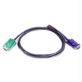 ATEN Cable 2L5201U 4Feet USB KVM Cable SPHD15 to VGA and USB A