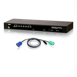 Aten Network CS1308KIT CS1308 8Port USB-PS2 KVM Switch with 8 USB Cables