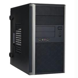 In-Win Case IW-EM035.CH350TB3 microATX Mini Tower Black-Silver 350W 2-2-(2)Bays USB 3.0 HD Audio