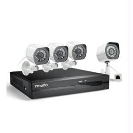 Zmodo Network Video Recorder ZM-SS814 4Channel 1080p Full HD sPoE NVE 4xBullet Cameras VGA-HDMI