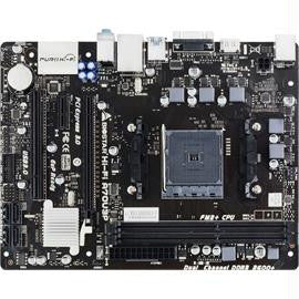 Biostar Motherboard HI-FI A70U3P AMD FM2+ A-E2-series A70M DDR3 PCI-Express SATA USB MicroATX