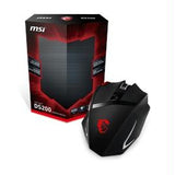 MSI Mouse Interceptor DS200 Gaming Mouse USB LASER Black-Red
