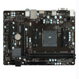 MSI Motherboard A68HM-E33 V2 AMD FM2+ A68H DDR3 32GB PCI-Express SATA USB MicorATX