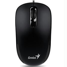 Genius Mouse 31010116106 DX-110 PS2 Optical 3-Buttons 1000DPI Black