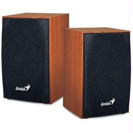 Genius Speaker 31731063101 SP-HF160 Wood USB 2Wx2 3.5mm Audio Wooden