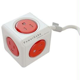 Power Cube Accessory 4300-USEXPC 5-Outlet Extended Power Bar Red 5ft