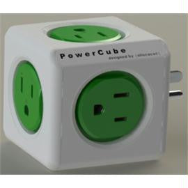 Power Cube Accessory 4120GN-USORPC 5-Outlet Original Power Bar Green