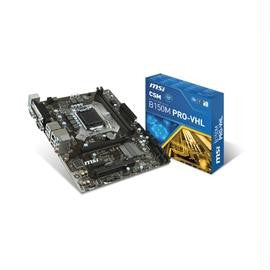 MSI Motherboard CSM-B150M Pro-VHL Skylake i3-i5-i7 B150 LGA1151 DDR4 32GB SATA PCI Express micro-ATX