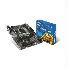MSI Motherboard CSM-H110M Pro-VHL Core i3-i5-i7 H110 LGA1151 DDR4 32GB SATA PCI Express USB micor-ATX