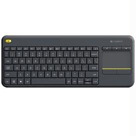 Logitech Keyboard 920-007119 Wireless Touch Keyboard K400 Plus HTPC Keyboard for PC connected TVs