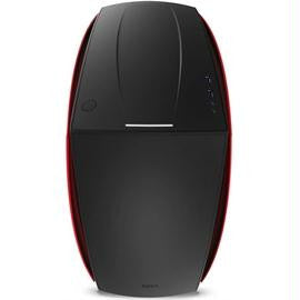 NZXT Case CA-MANTW-M2 Manta Mini Tower 0-0-(2) Bay USB Black-Red No LED Black Interior Window No Power Supply Mini-ITX