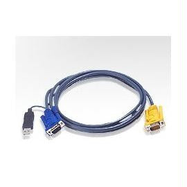 Aten Cable 2L5202UP USB KVM Cable 6-inch PS-2 to USB Intelligent KVM Cable
