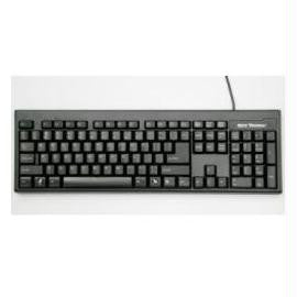 Keytronic Keyboard KT400U2 Large L Shape Enter Key Black USB RoHS