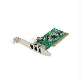 StarTech I-O Cards PCI1394MP 4-Port PCI 1394a FireWire Adapter 3 x External - 1 x Internal