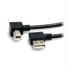 StarTech USB2HAB2RA3 3 ft USB2 Cable A Right Angle to B Right Angel