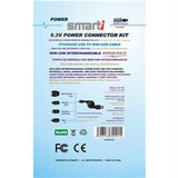 Smartti Accessory CELL PHONE USB POWER CONNECTOR KIT BLACK RETAIL