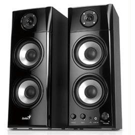Genius Speakers 31730936100 SP-HF1800A 3-Way 50W 120V Burnished Black Wood