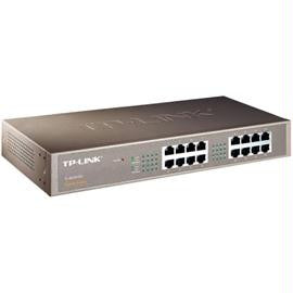 TP-Link Network TL-SG1016D 16-Port Unmanaged 10-100 Mbps Desktop Switch