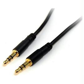 StarTech Cable MU6MMS 6feet Slim 3.5mm Stereo Audio Cable Male- Male