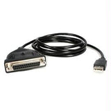 StarTech Cable ICUSB1284D25 6feet USB to DB25 Parallel Printer Adapter Male-Female