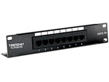 TRENDnet Network TC-P08C5E 8-port Cat. 5e RJ-45 10inch Unshielded Patch Panel