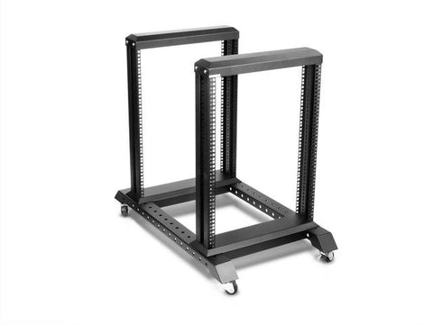 iStarUSA Accessory WO15AB Cabinet 15U Cabinet Open Frame Rack 4 Post Brown Box