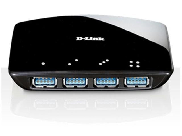 D-Link Network DUB-1340 SuperSpeed 4Port USB3.0 Hub Switch