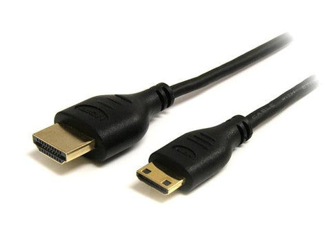StarTech Cable HDMIACMM6S 6feet HDMI with Ethernet Cable HDMI to Mini HDMI