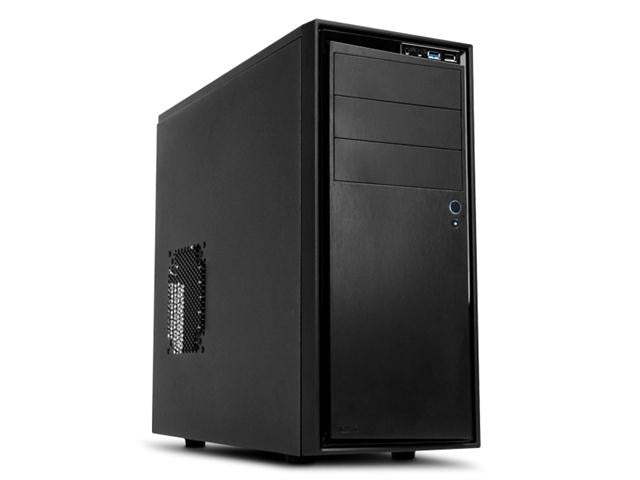 NZXT Case S210E-001 Source 210 Elite ATX Mid Tower No Power Supply 3-0-(8) Bay USB Black Aluminum No LED Black