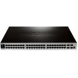 D-Link Switch DGS-3420-52T 48-Port 10-100-1000BASE-T 4-Port 10- Gigabit SFP+