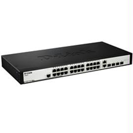 D-Link Network DES-3200-28 24Port 10-100 L2 Managed 4xCombo GE-SFPs Switch
