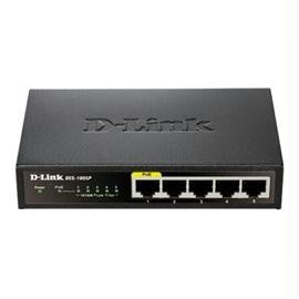 D-Link Network DES-1005P 5Port 10-100 Unmanaged Switch