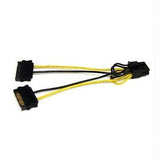 StarTech Accessory SATPCIEX8ADP 6inch SATA Power to 8 Pin PCI Express Video Card Power Adapter